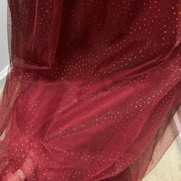 Burgundy Sequin Prom Dress!!! - Picture 3 of 3